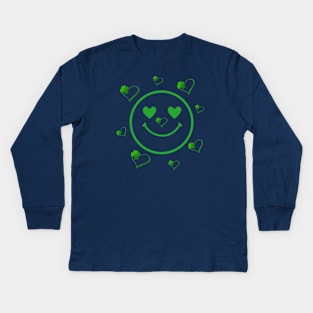 St. Patrick's Day.Smile Kids Long Sleeve T-Shirt